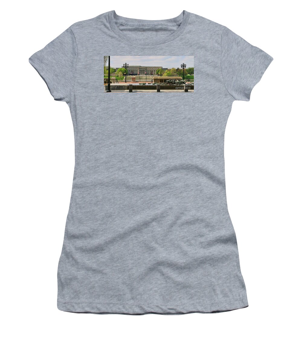 Jack Schultz Photography Women's T-Shirt featuring the photograph Columbus COSI 4308 by Jack Schultz
