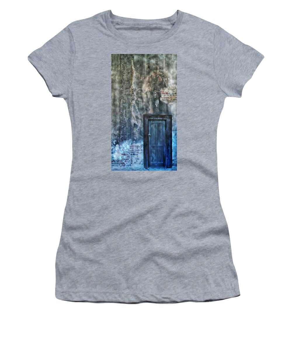 Door Women's T-Shirt featuring the photograph Concrete Dream by Stoney Lawrentz