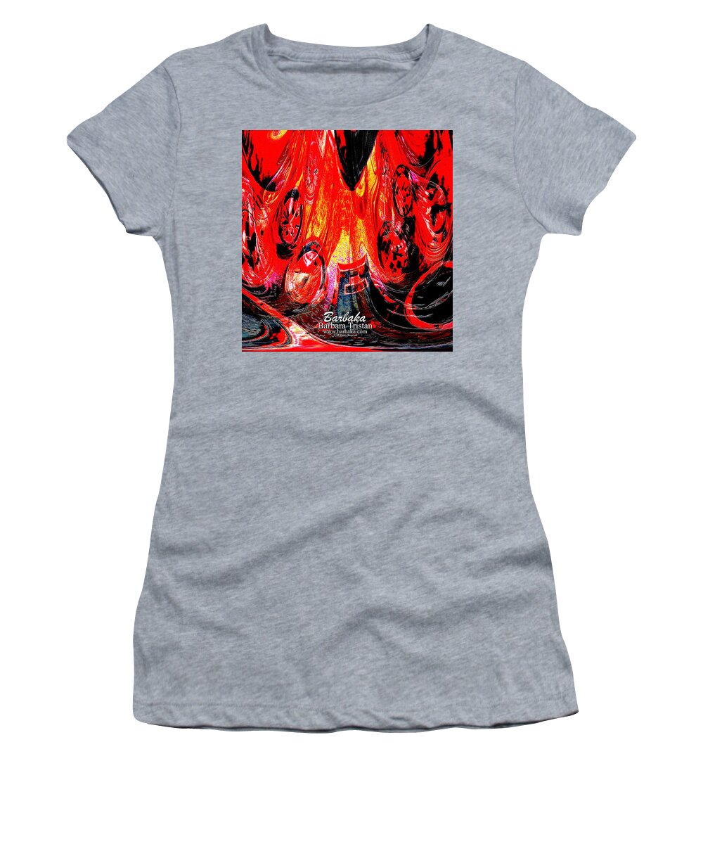 Big Truck Women's T-Shirt featuring the photograph Control Panel Inspiration by Barbara Tristan