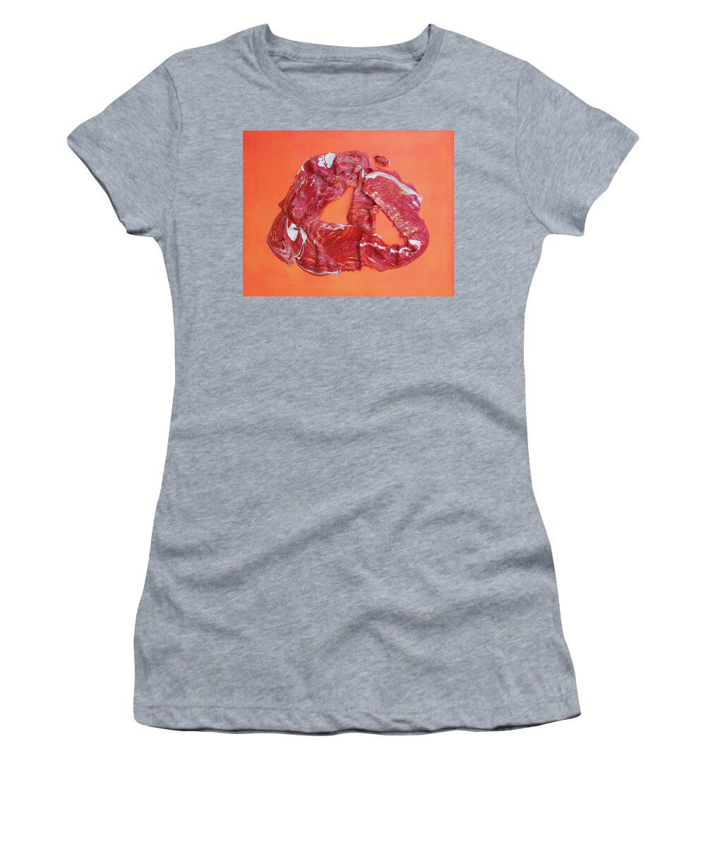3d Women's T-Shirt featuring the painting Coral Singularity by Madeleine Arnett
