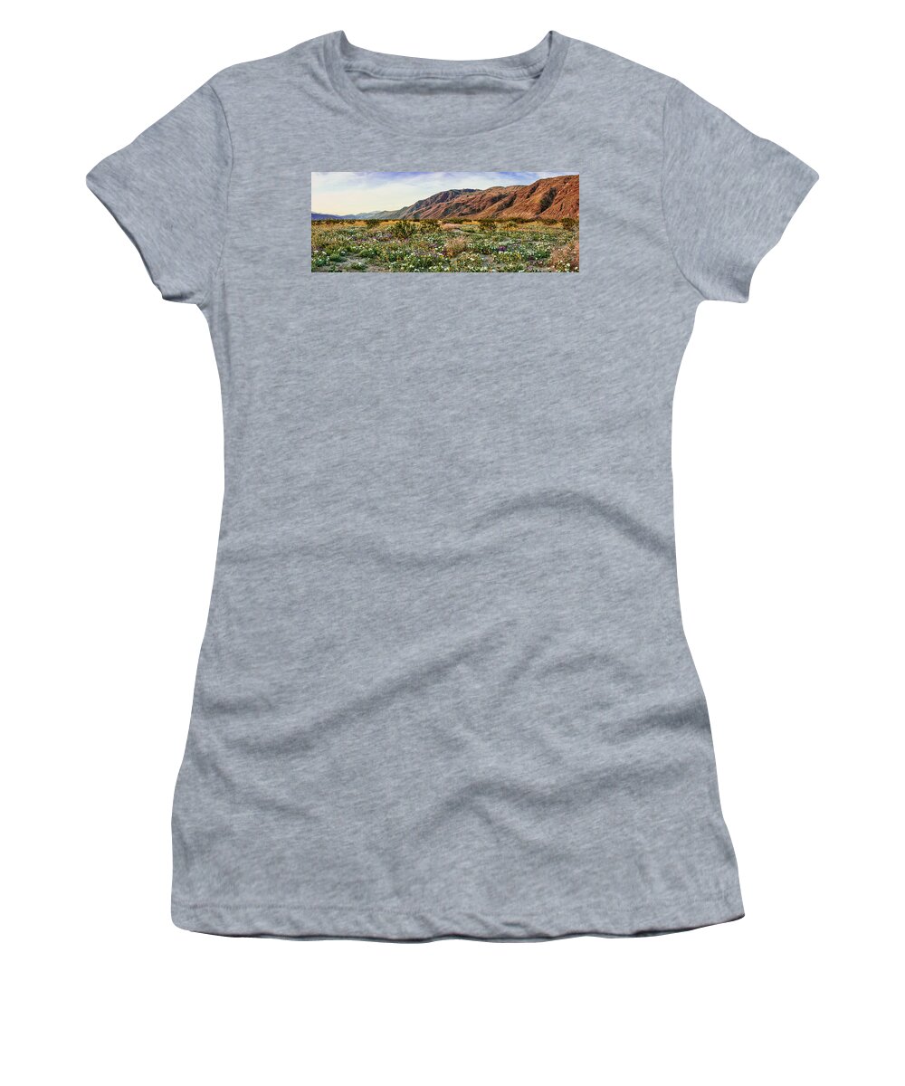 Coyote Canyon Sweet Light Women's T-Shirt featuring the photograph Coyote Canyon Sweet Light by Daniel Hebard