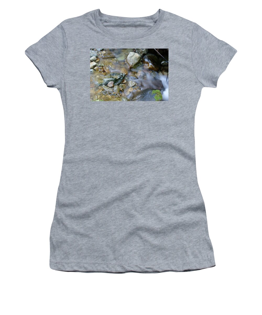 Mount Tamalpais Women's T-Shirt featuring the photograph Creek on Mt Tamalpais by Ben Upham III