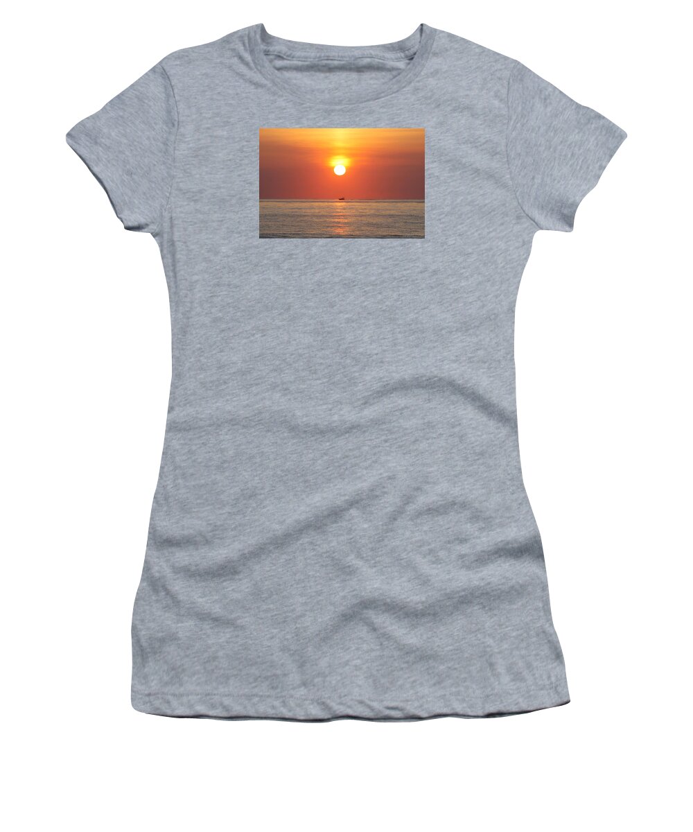 Boat Women's T-Shirt featuring the photograph Cruising On The Sunshine by Robert Banach