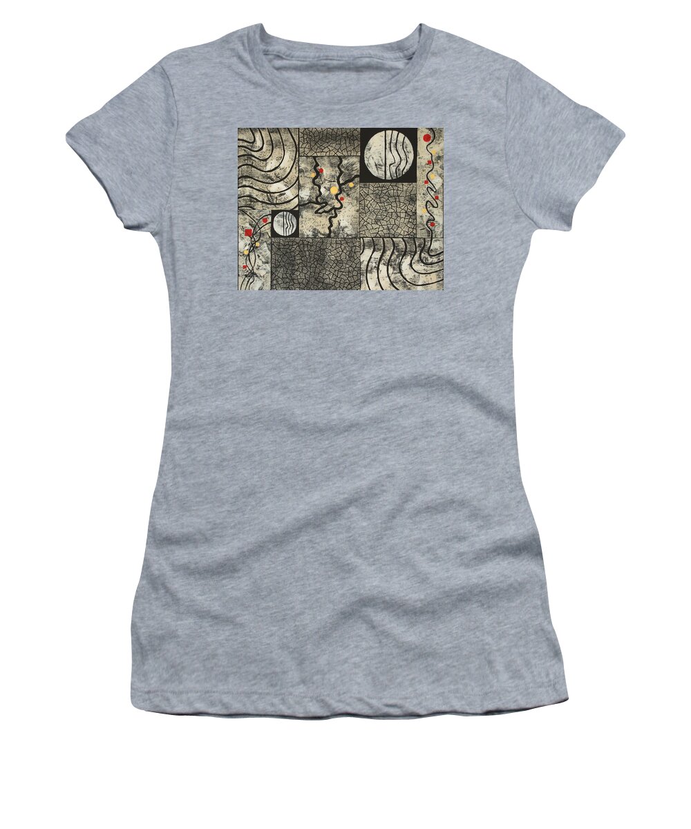 Land Women's T-Shirt featuring the painting Cultivate the Desert by Diana Perfect