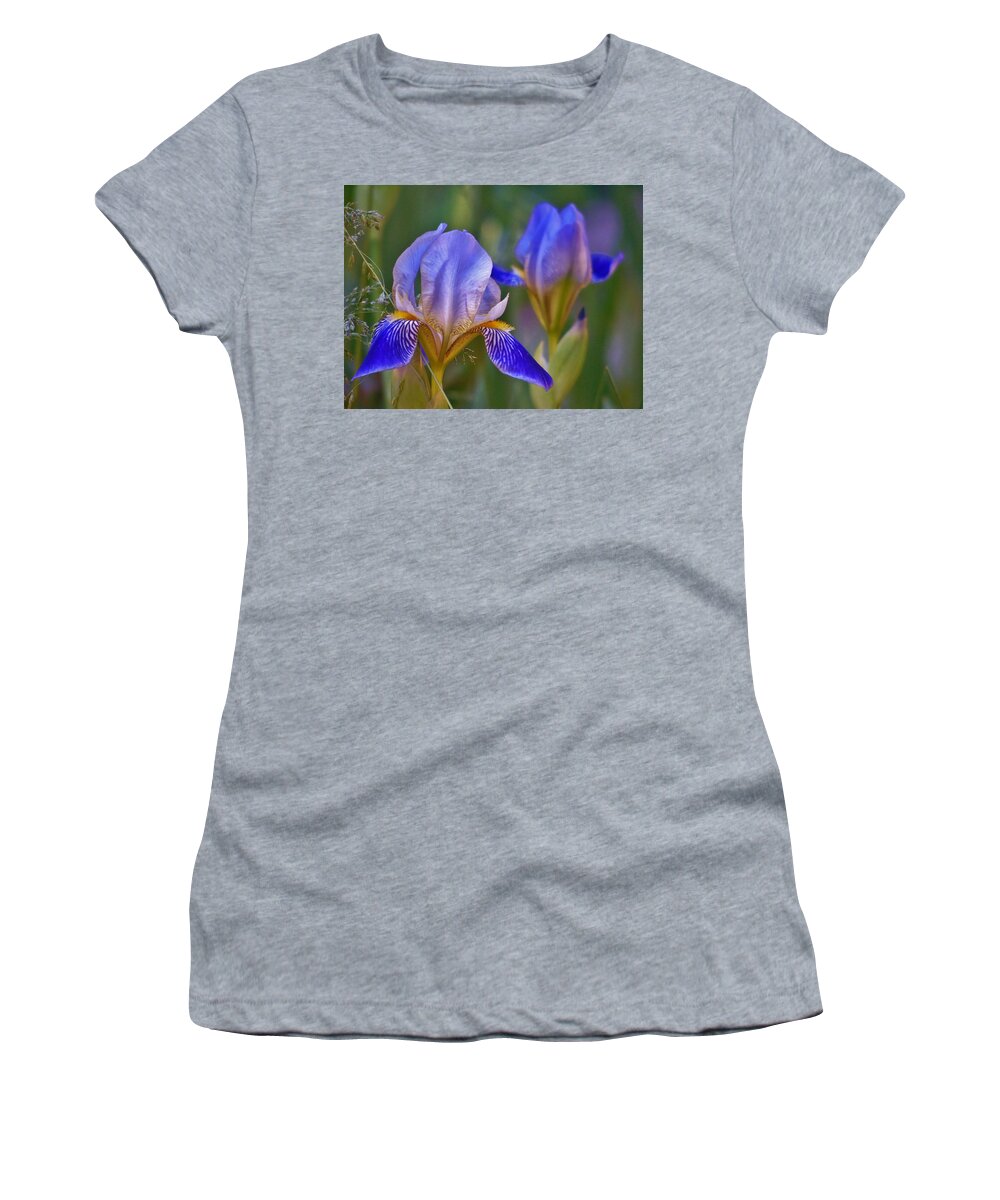 Flower Women's T-Shirt featuring the photograph Dancing in the Garden by Barbara St Jean