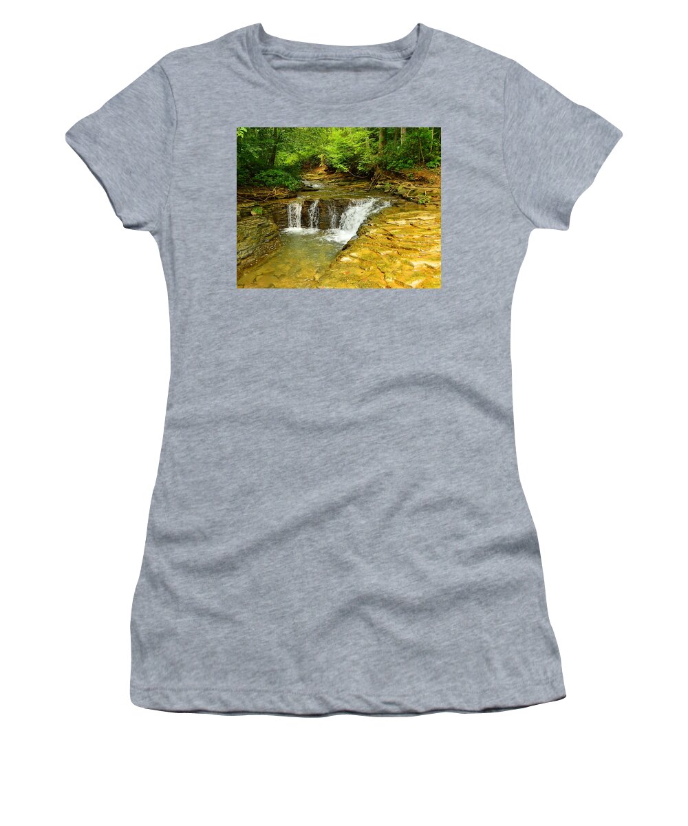 Saunder Springs Women's T-Shirt featuring the photograph Saunders Springs, Kentucky by Stacie Siemsen