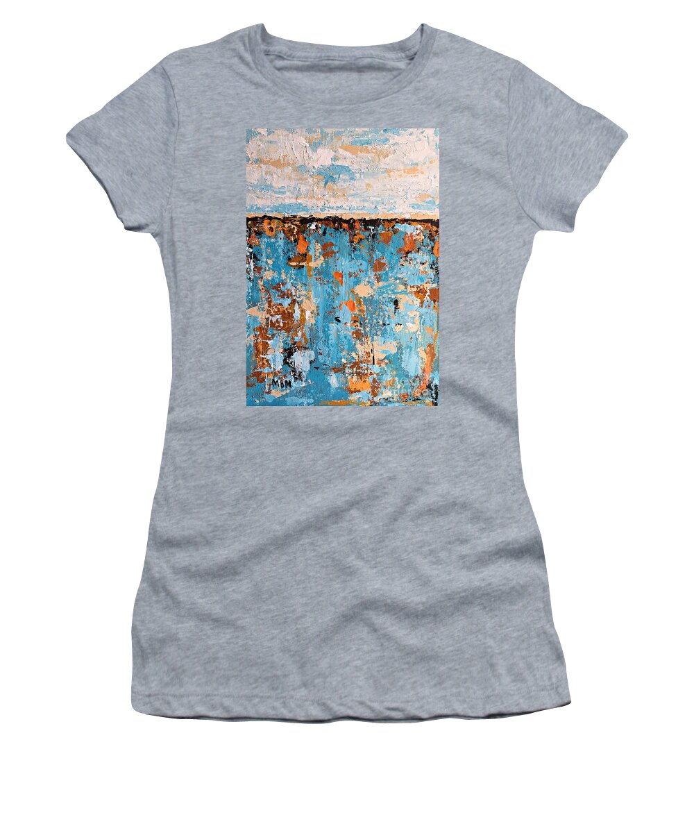 Abstract Women's T-Shirt featuring the painting Day Dream by Mary Mirabal