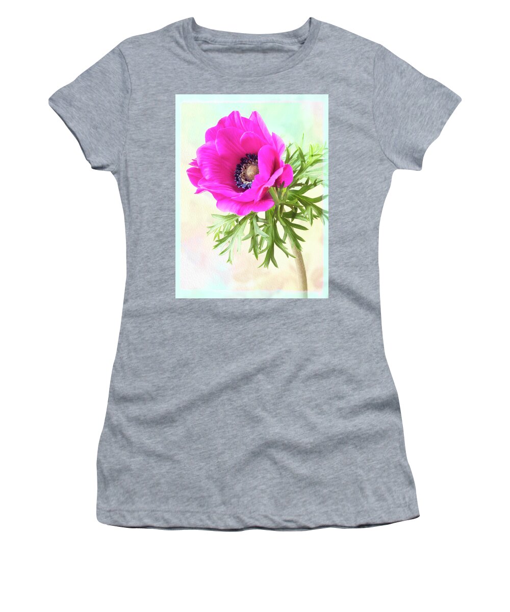 Flower Women's T-Shirt featuring the photograph Dazzling beauty. by Usha Peddamatham