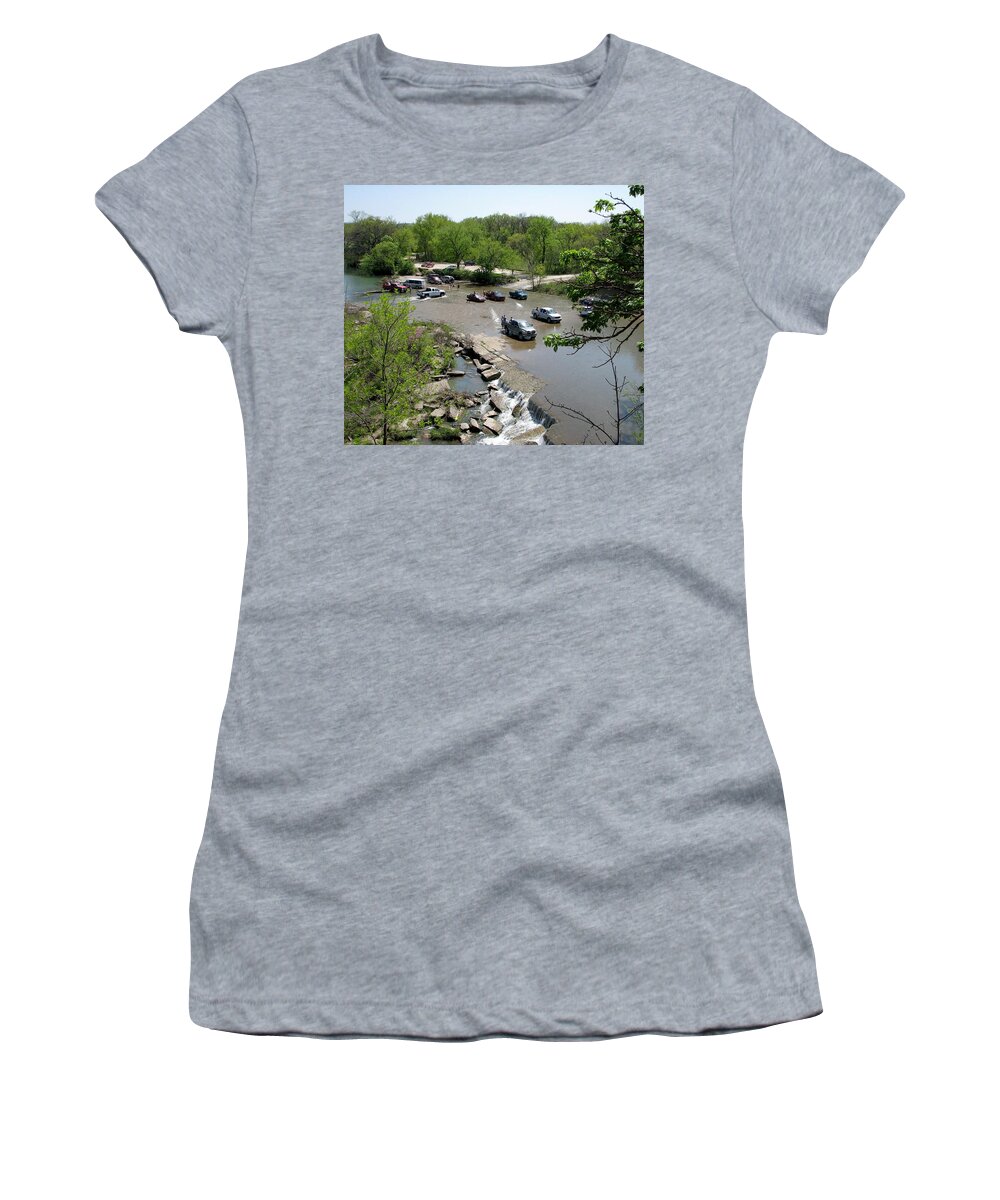 Waterfalls Women's T-Shirt featuring the photograph Deep Creek Waterfall by Keith Stokes