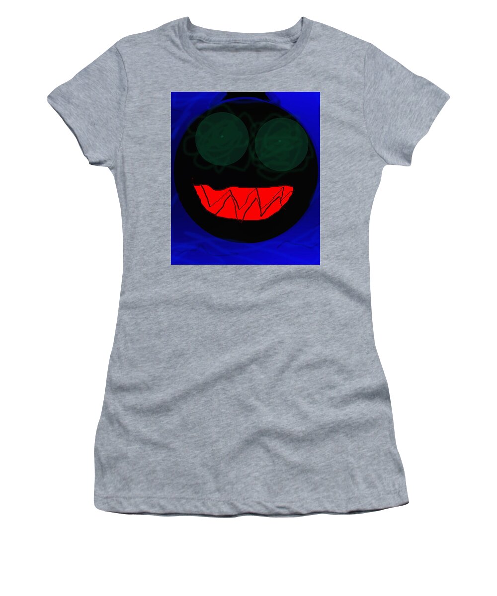 Digital Painting Women's T-Shirt featuring the digital art Deep Sea by J Griff Griffin