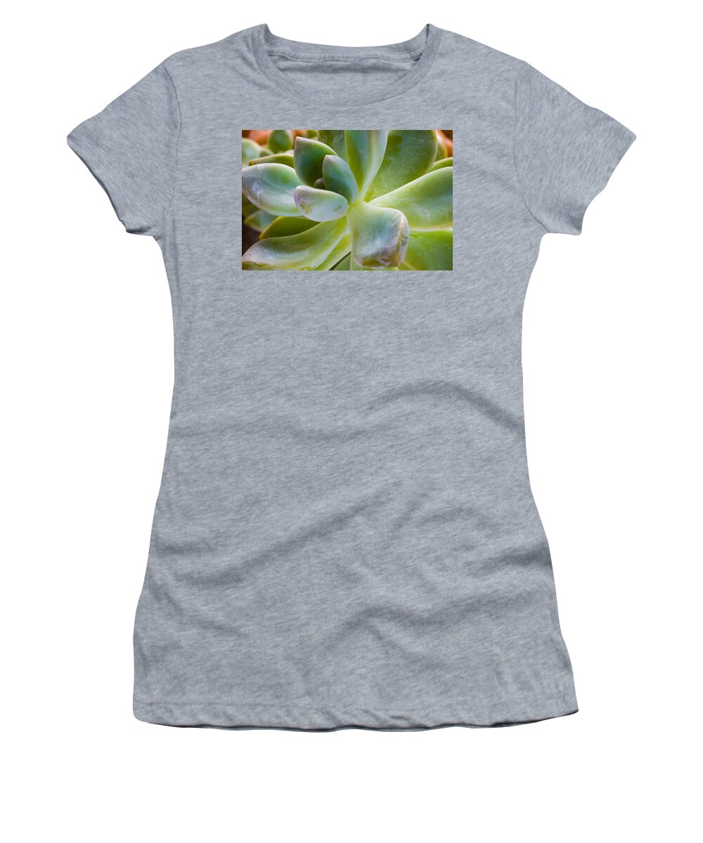 Beautiful Women's T-Shirt featuring the photograph Blue Pearl Plant by Raul Rodriguez