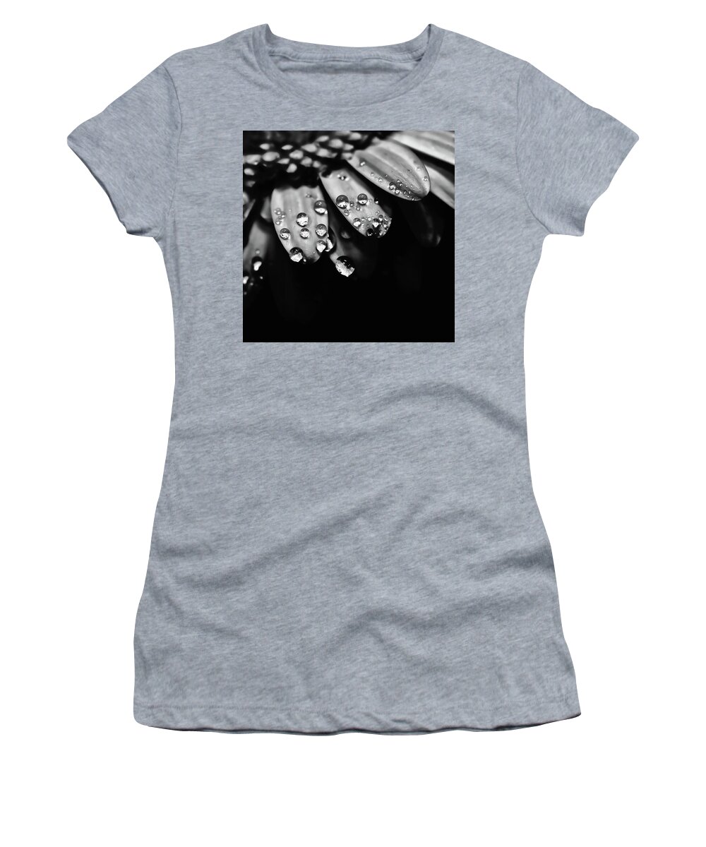 Dew Drops Women's T-Shirt featuring the photograph Dew Drops by David Patterson