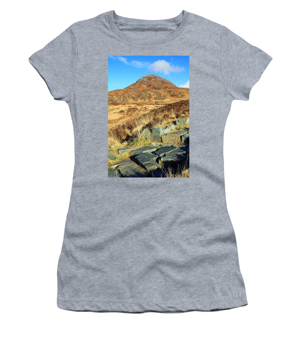 Landscapes Women's T-Shirt featuring the photograph Diamond Hill by Jennifer Robin