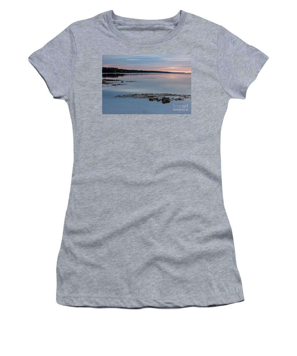 Maine Women's T-Shirt featuring the photograph Distant Pastel by Karin Pinkham