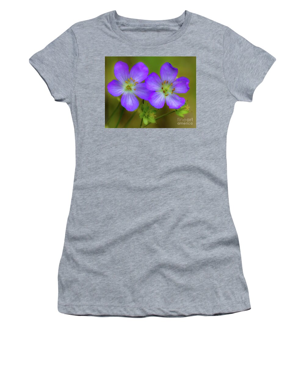 Flower Women's T-Shirt featuring the photograph Double Beauty by Rod Best