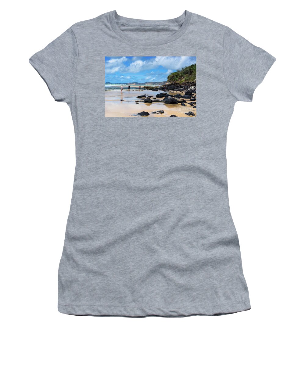2017 Women's T-Shirt featuring the photograph Double Island Point by Andrew Michael