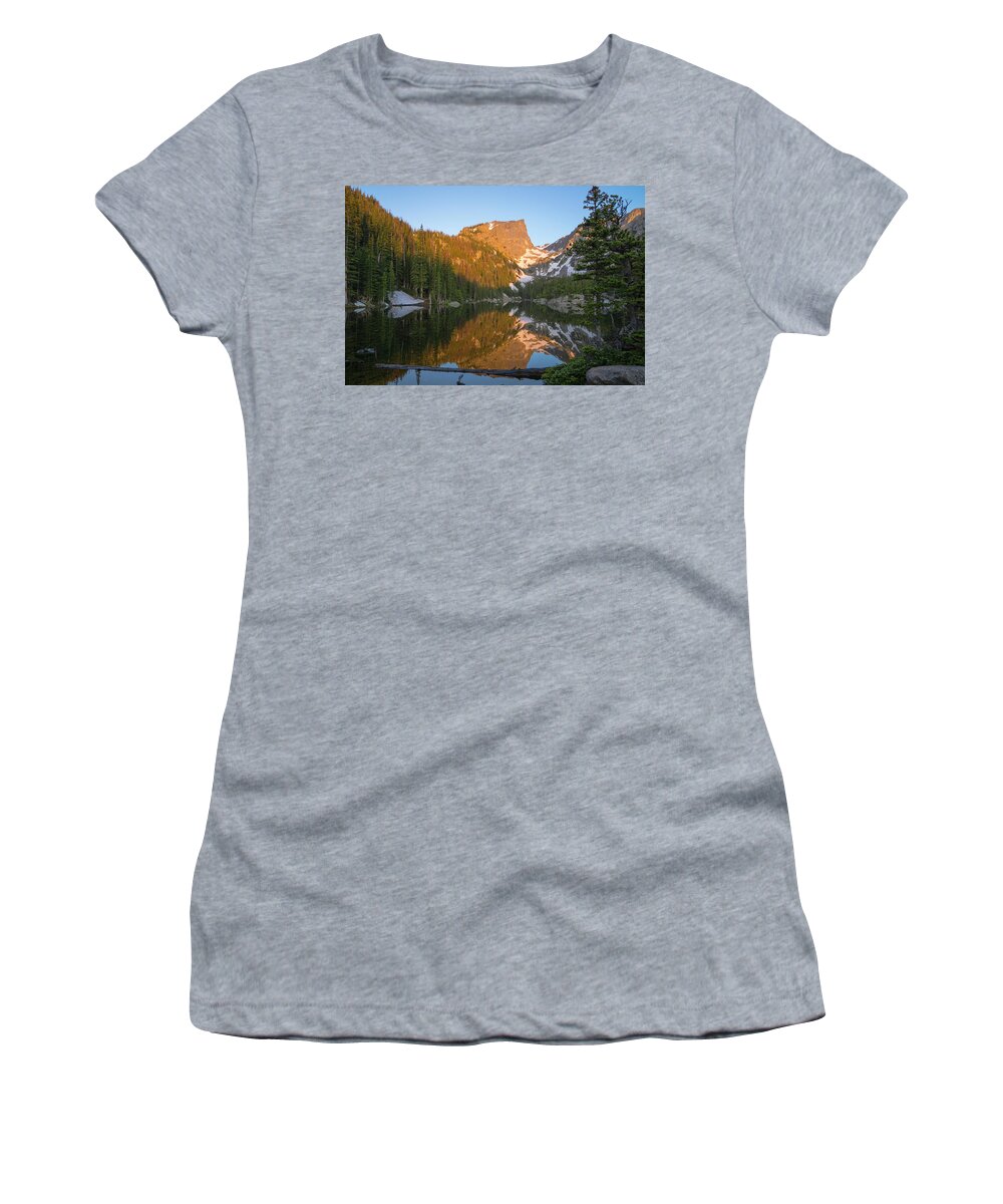 Rocky Women's T-Shirt featuring the photograph Dream Lake by Sean Allen