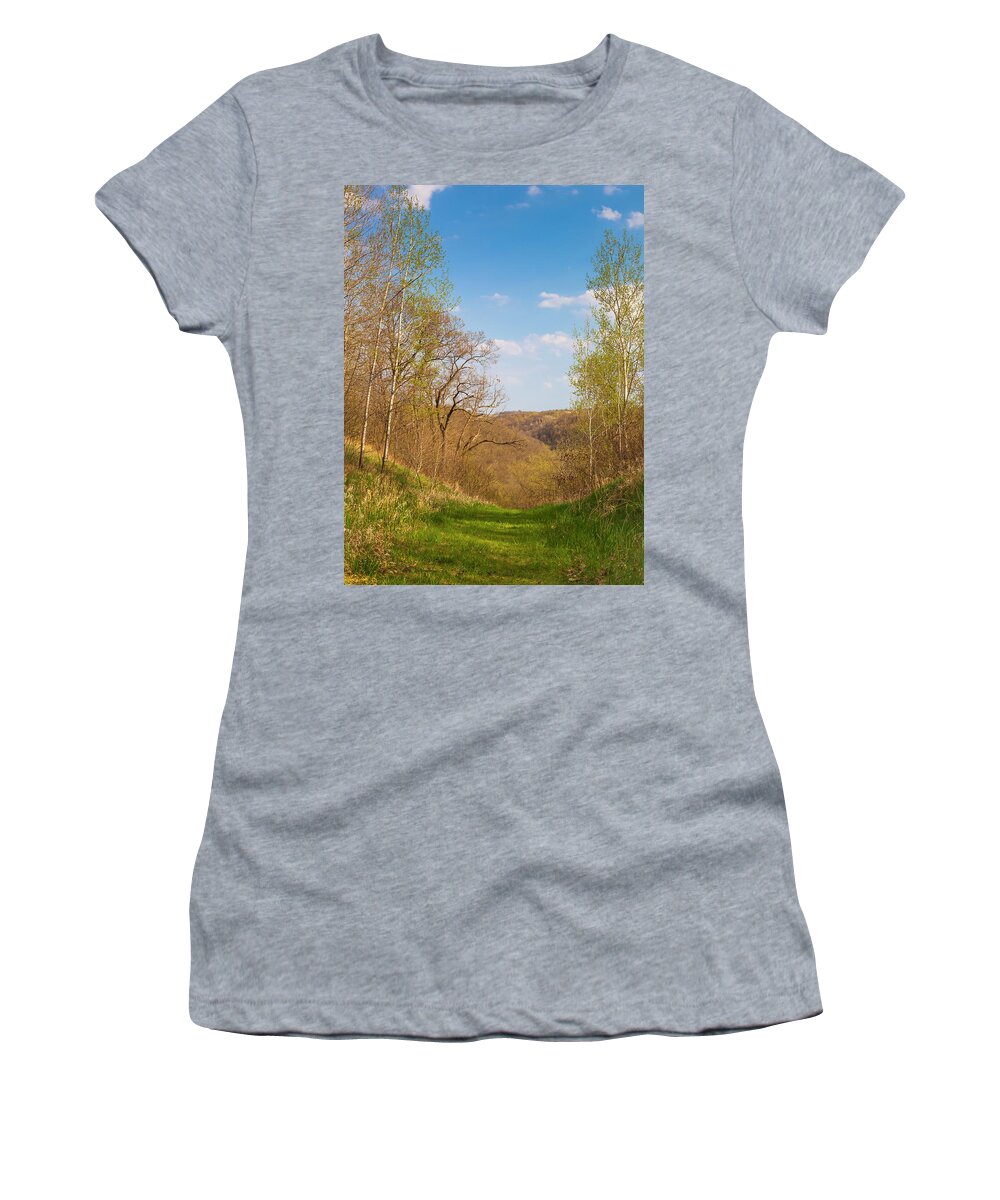 5dii Women's T-Shirt featuring the photograph Driftless Vista by Mark Mille
