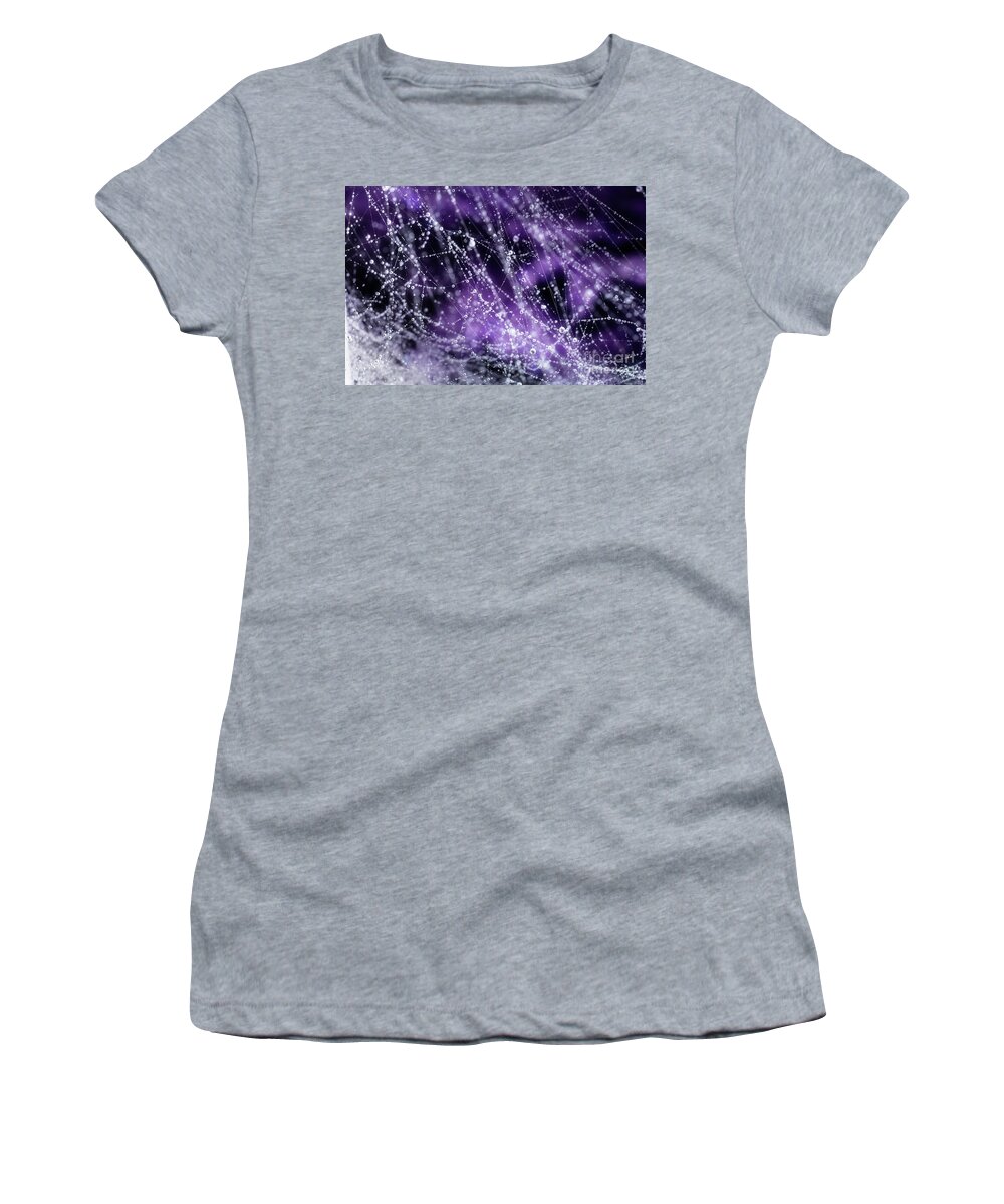 Drops Women's T-Shirt featuring the photograph Droplets by Mike Eingle