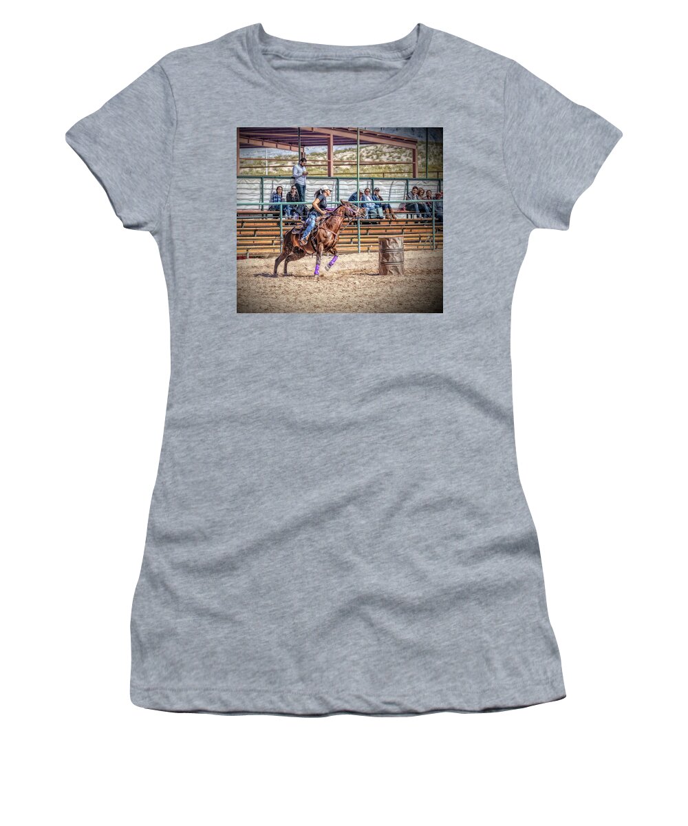 Horse Women's T-Shirt featuring the photograph Dsc_4403_a1 by Walter Herrit