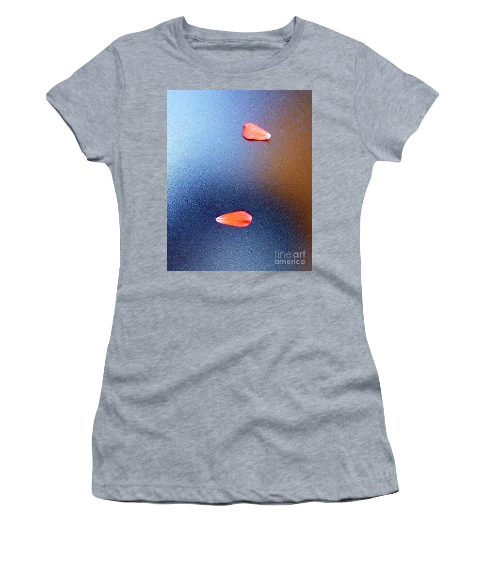 Petals Women's T-Shirt featuring the photograph Duett by Barbie Corbett-Newmin