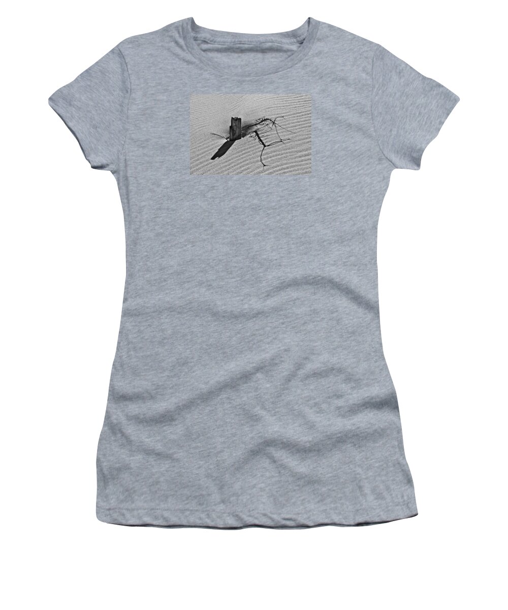 Dune Women's T-Shirt featuring the photograph Dune Shadows by Marisa Geraghty Photography