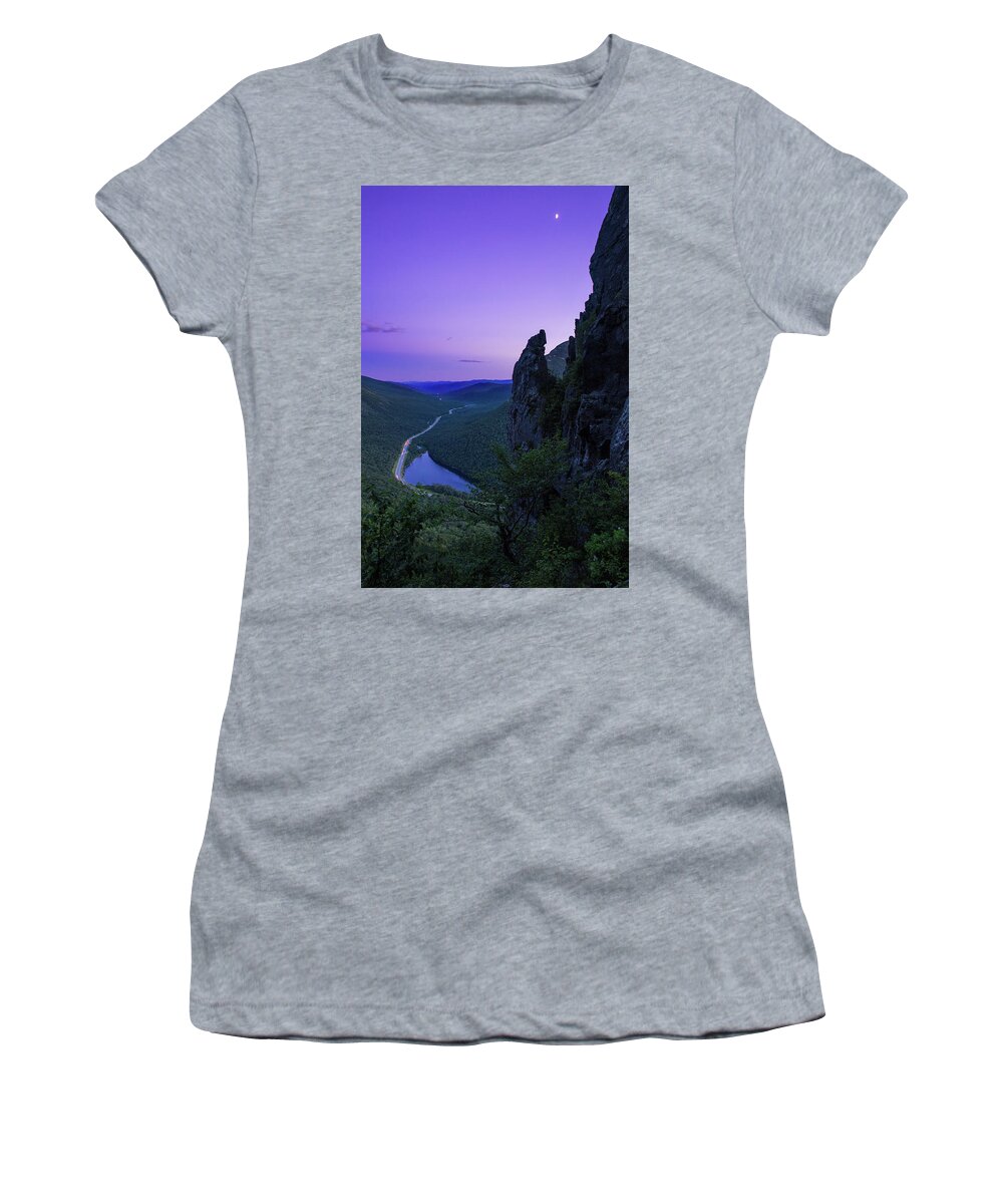 Eaglet Women's T-Shirt featuring the photograph Eaglet Blue Hour by White Mountain Images
