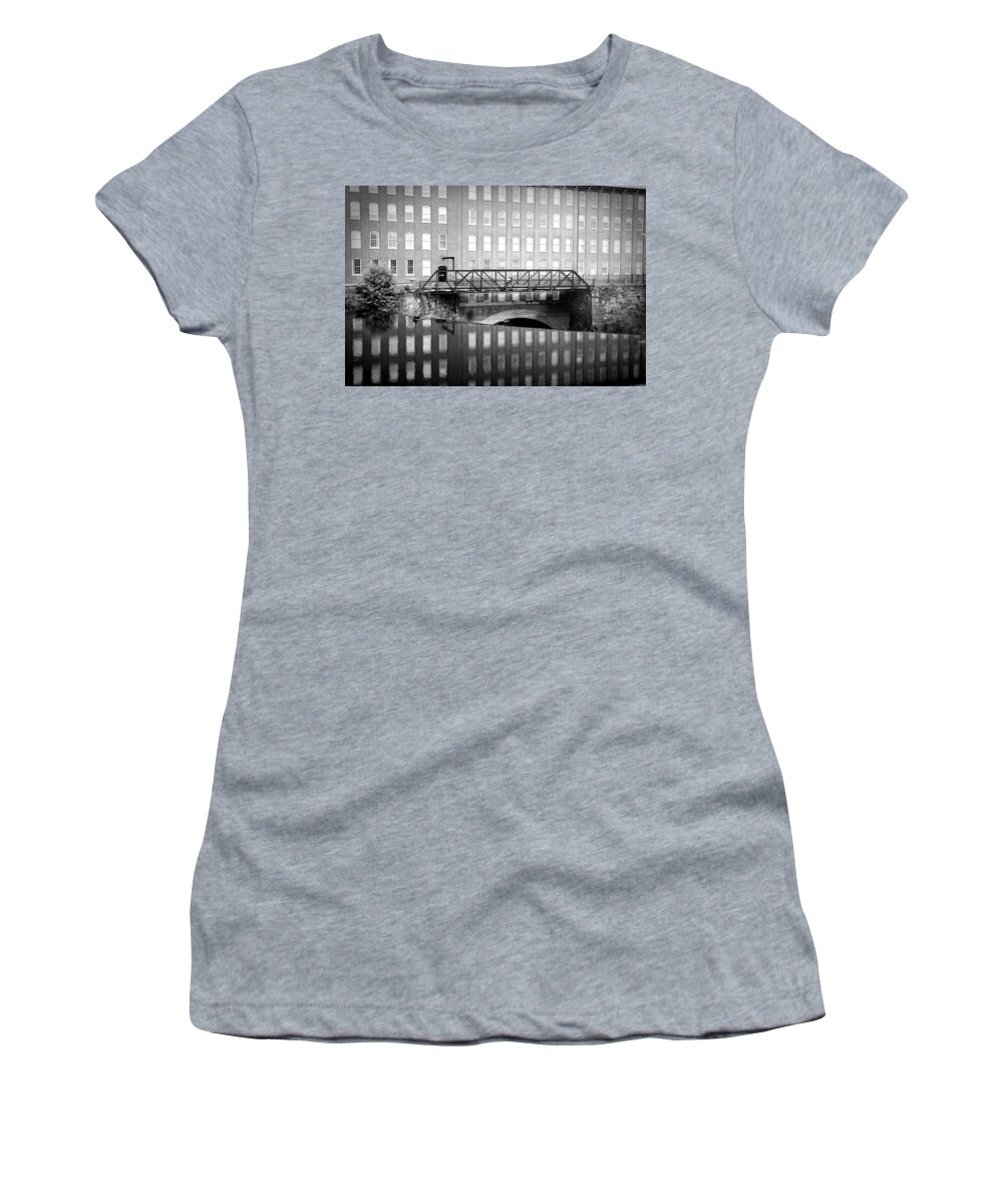 Mill Women's T-Shirt featuring the photograph Echoes of Mills Past by Greg Fortier