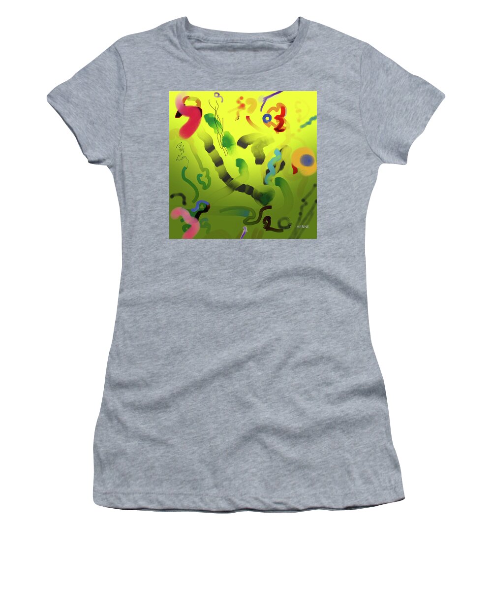 Spring Women's T-Shirt featuring the painting Emergence by Robert Henne