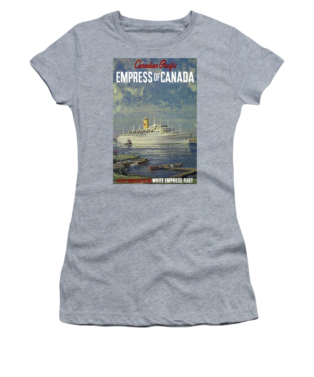 Empress Of Canada Women's T-Shirt featuring the photograph Empress Of Canada 1961 by Andrew Fare