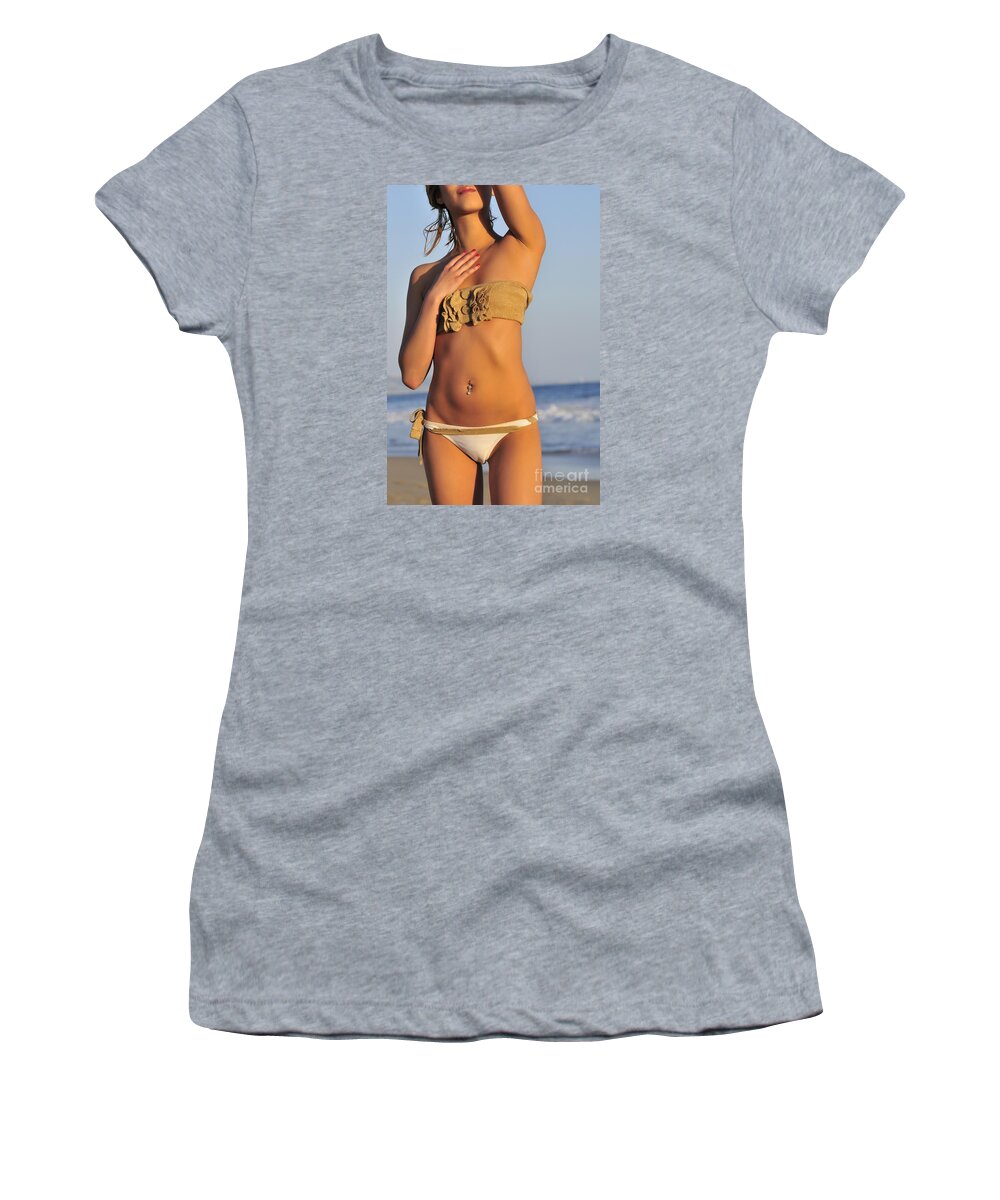 Glamour Photographs Women's T-Shirt featuring the photograph Enjoy the Day by Robert WK Clark