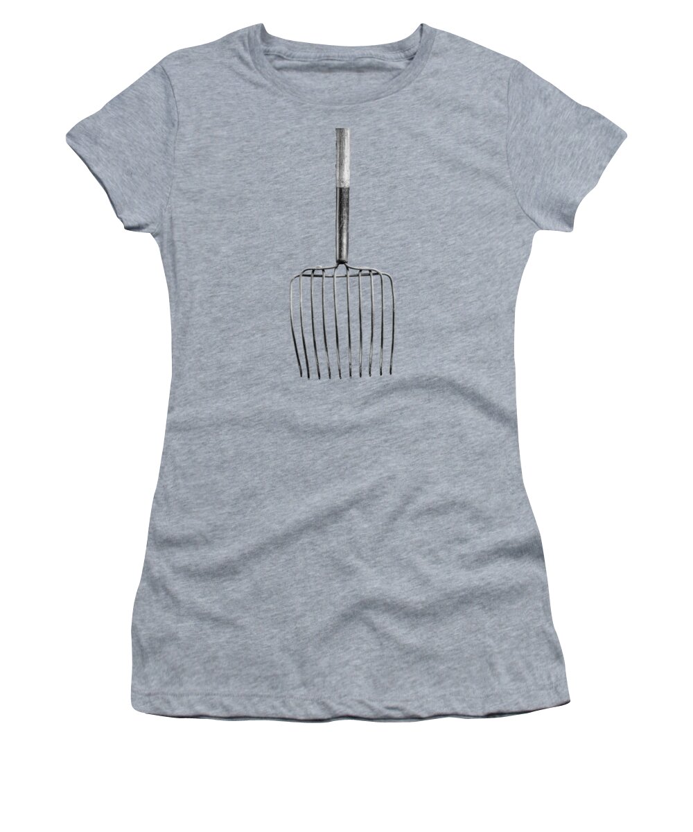 Background Women's T-Shirt featuring the photograph Ensilage Fork Down by YoPedro