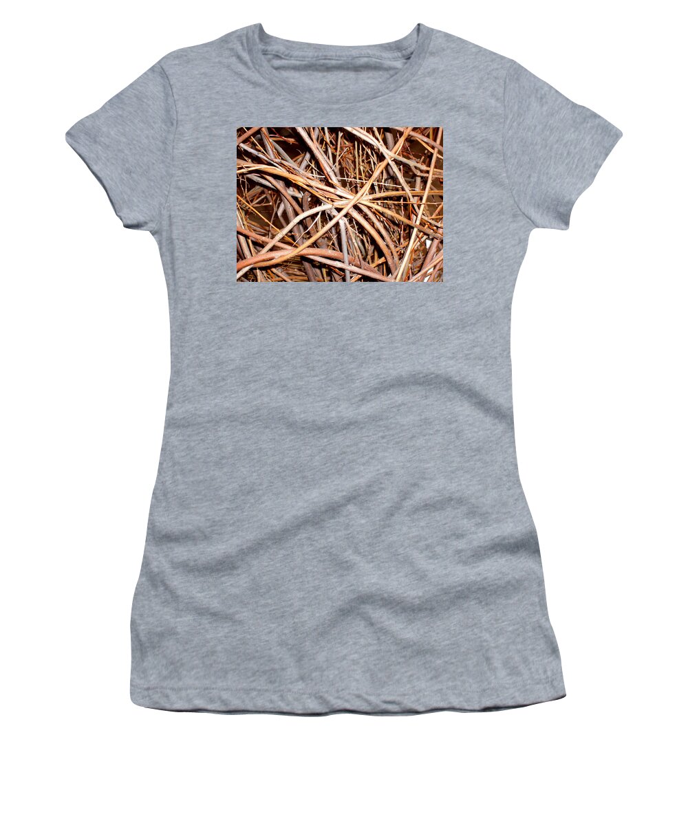 Vines Women's T-Shirt featuring the photograph Entangled by Wayne Potrafka