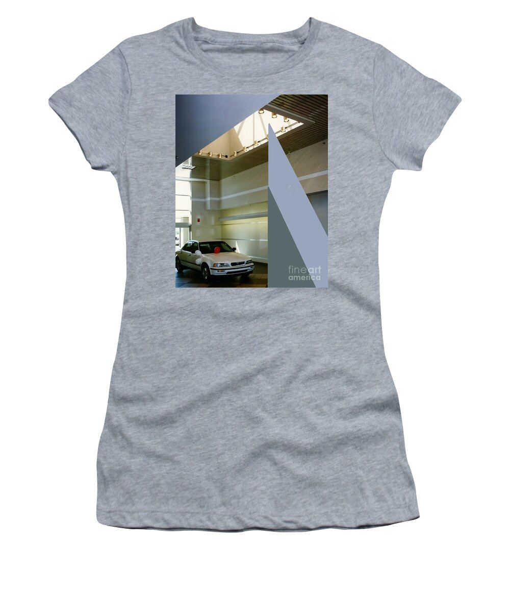 Architecture Women's T-Shirt featuring the photograph Ertley Automall5 by Andrew Drozdowicz