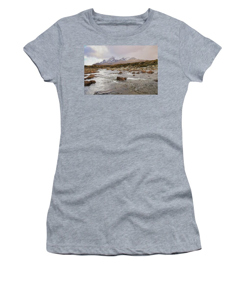 River Sligachan Women's T-Shirt featuring the photograph Eternal Beauty by Holly Ross
