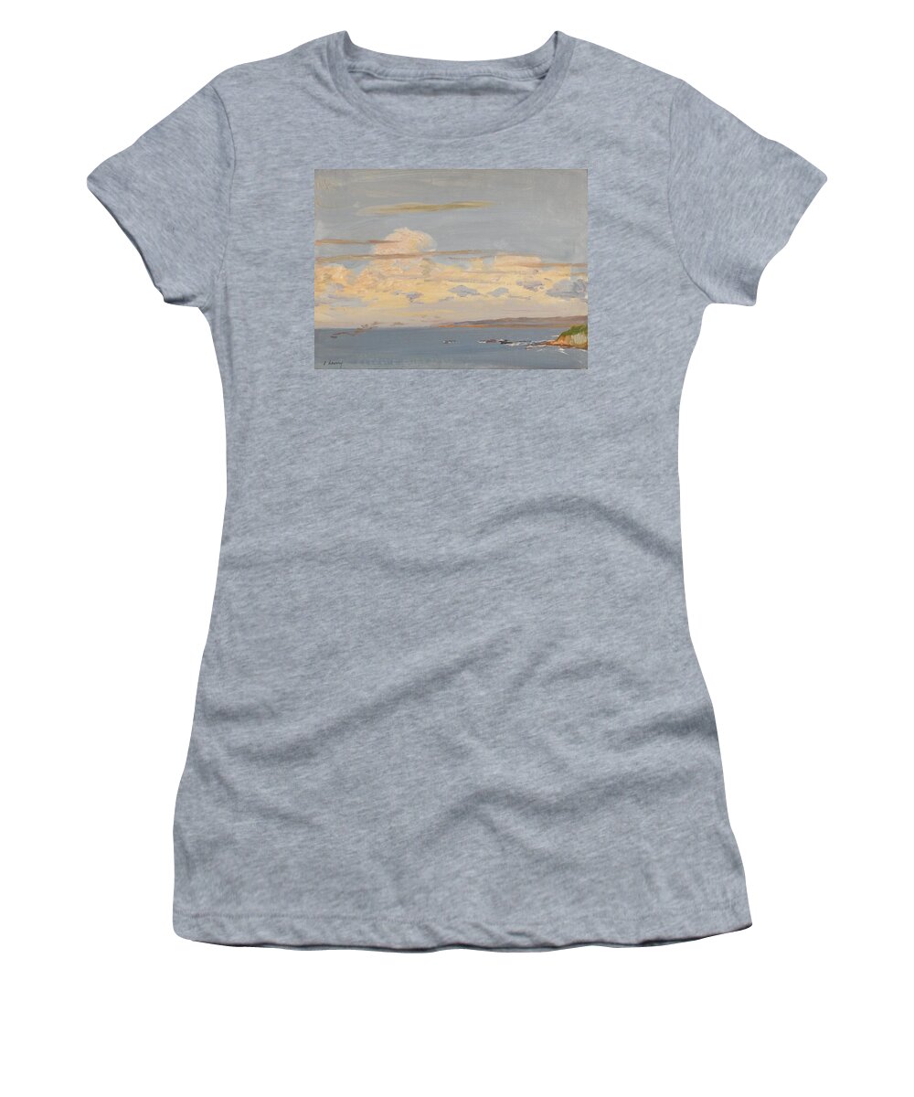 Sir John Lavery Women's T-Shirt featuring the painting Evening Tangier by MotionAge Designs