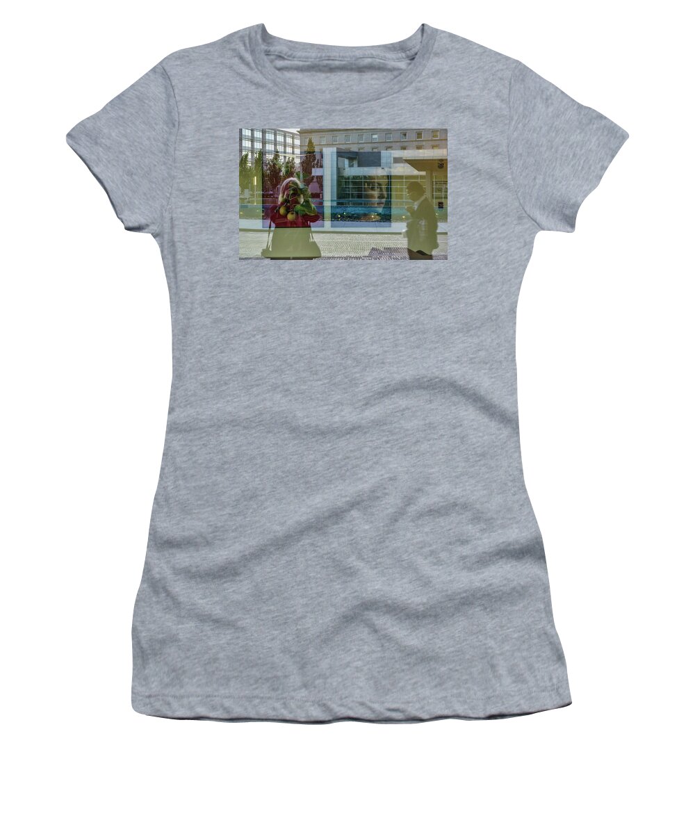 5/5/12 Women's T-Shirt featuring the photograph Everything Is Inside Out by Louise Lindsay