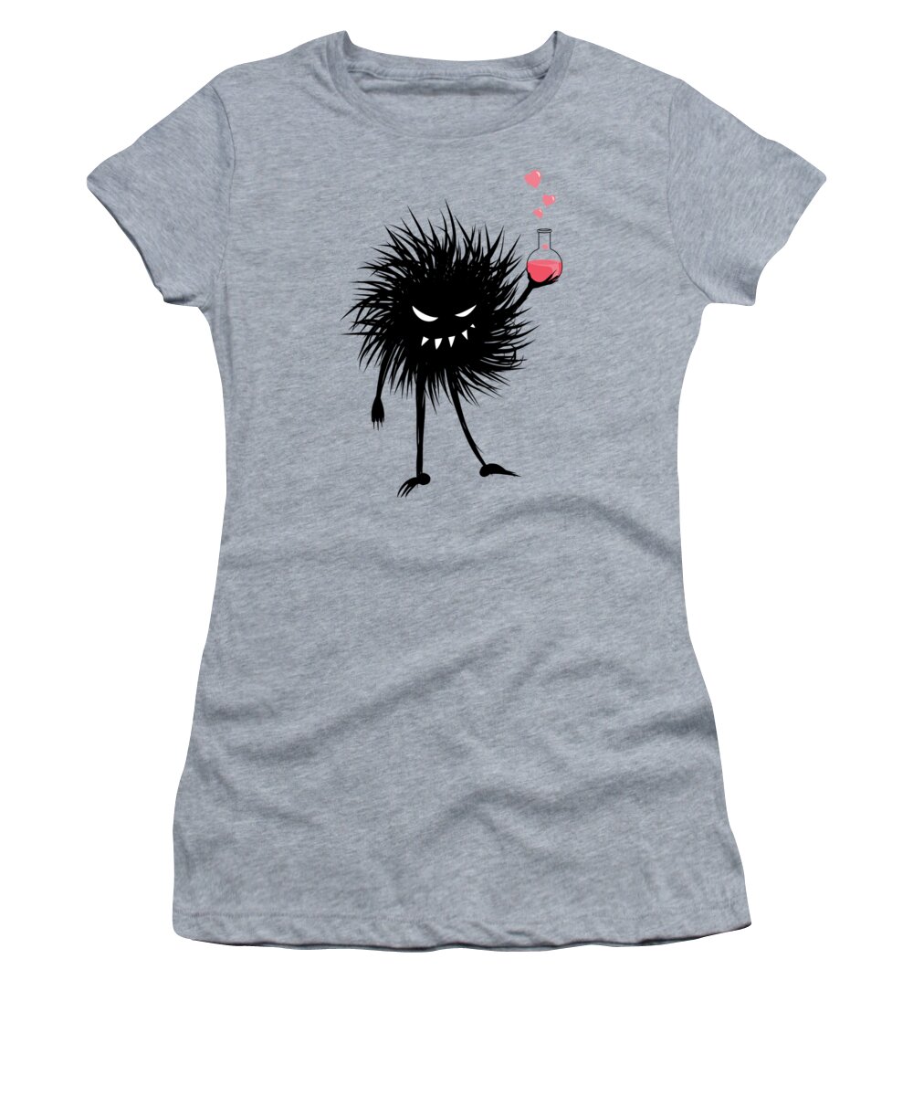 Love Potion Women's T-Shirt featuring the digital art Evil Bug With A Love Potion by Boriana Giormova