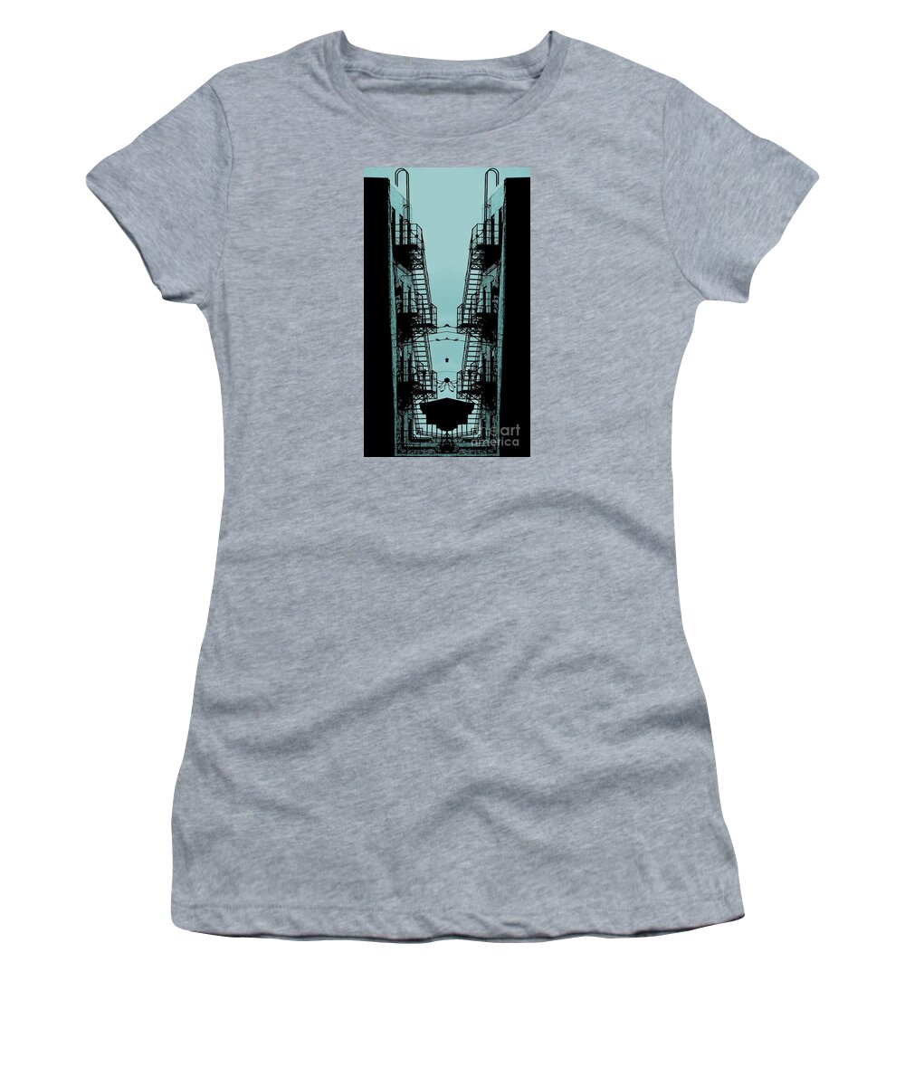 Fire Women's T-Shirt featuring the photograph Exit by Beverly Shelby