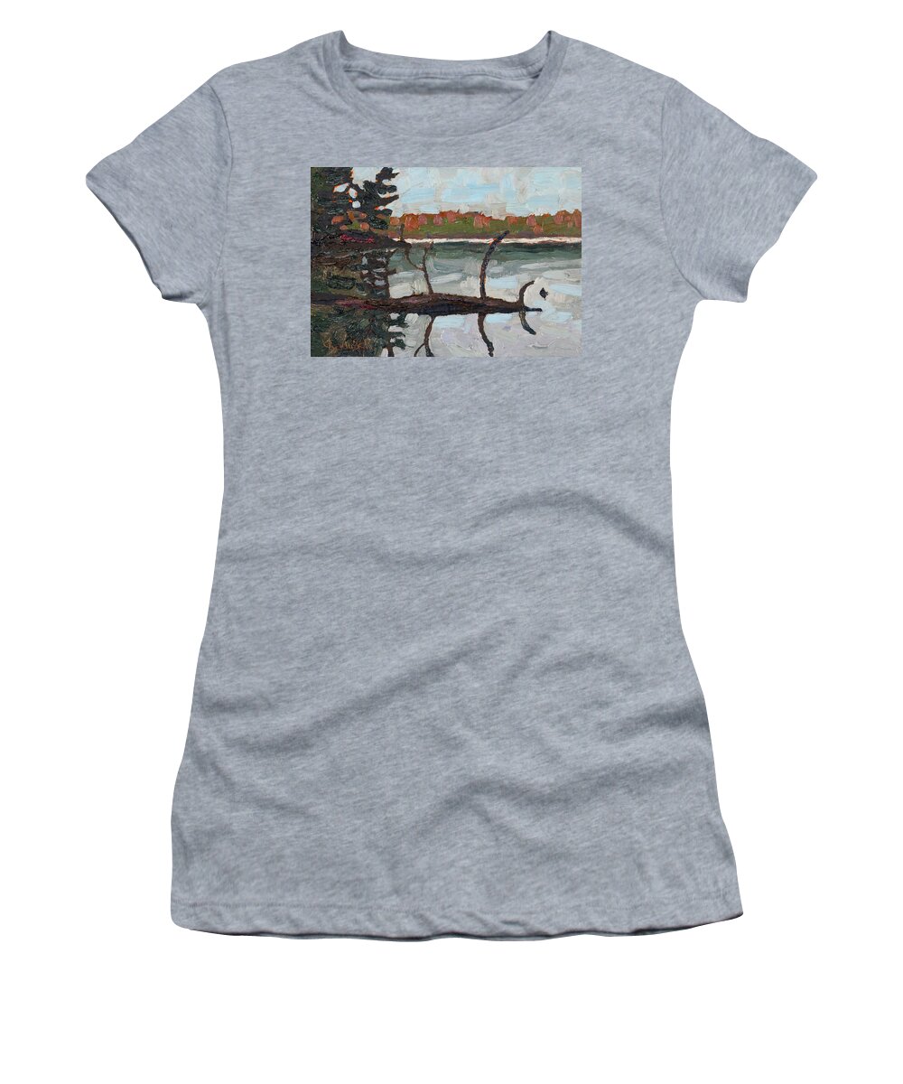 1837 Women's T-Shirt featuring the painting Fallen Soldier by Phil Chadwick