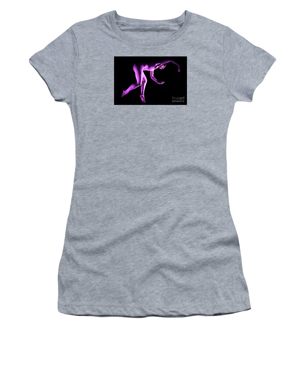 Artistic Women's T-Shirt featuring the photograph Falling in love by Robert WK Clark