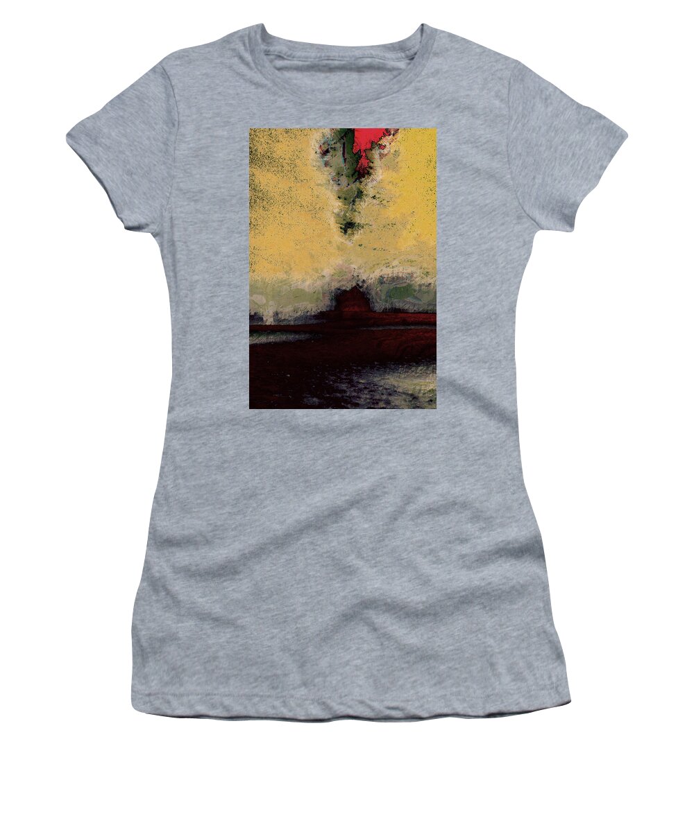 Abstract Women's T-Shirt featuring the photograph Fantasy by Julie Lueders 