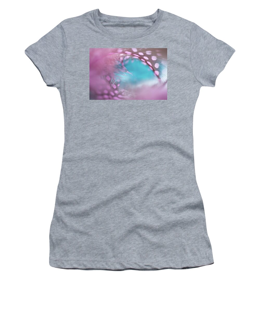 Jenny Rainbow Fine Art Photography Women's T-Shirt featuring the photograph Feather Wave. Angel Series by Jenny Rainbow