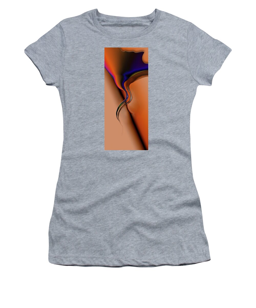 Mighty Sight Studio Women's T-Shirt featuring the digital art Feign by Steve Sperry