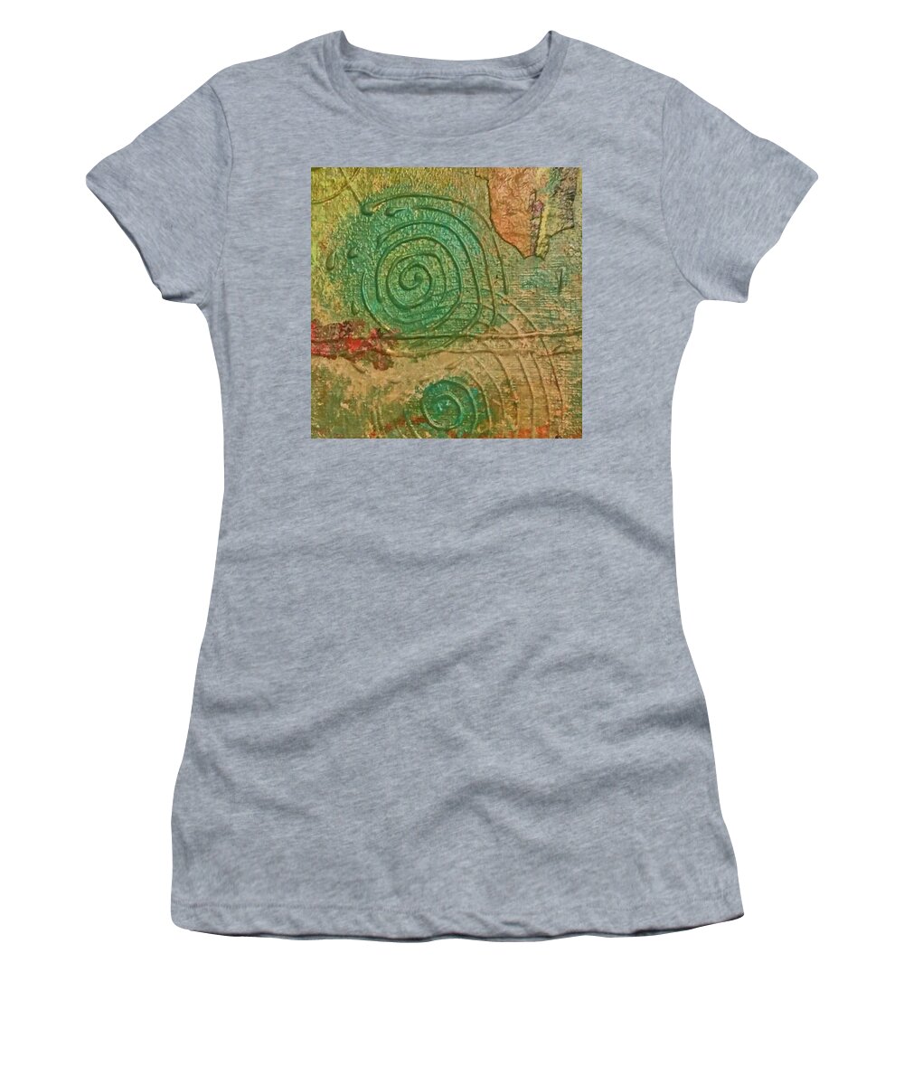 Abstract Women's T-Shirt featuring the photograph Finding Oasis by Charles Brown