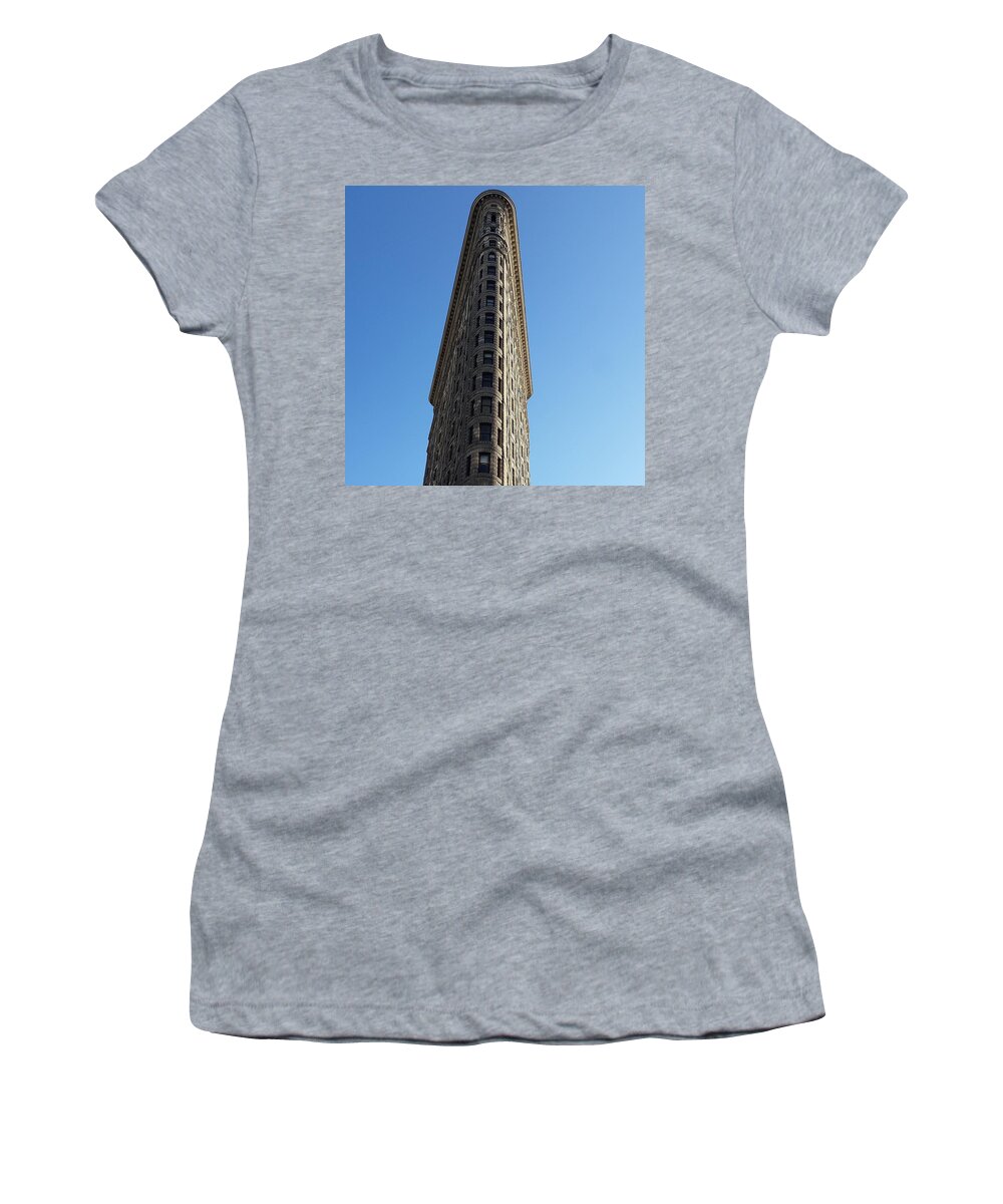 Flatiron Building Women's T-Shirt featuring the photograph FlatIron Building by Vic Ritchey