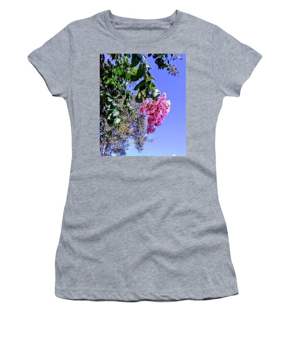 Flowering Tree Women's T-Shirt featuring the photograph Floral Essence by Suzanne Berthier