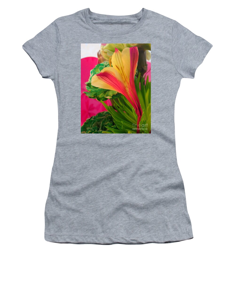 Flower Women's T-Shirt featuring the photograph Floral Fusion by Christina Verdgeline