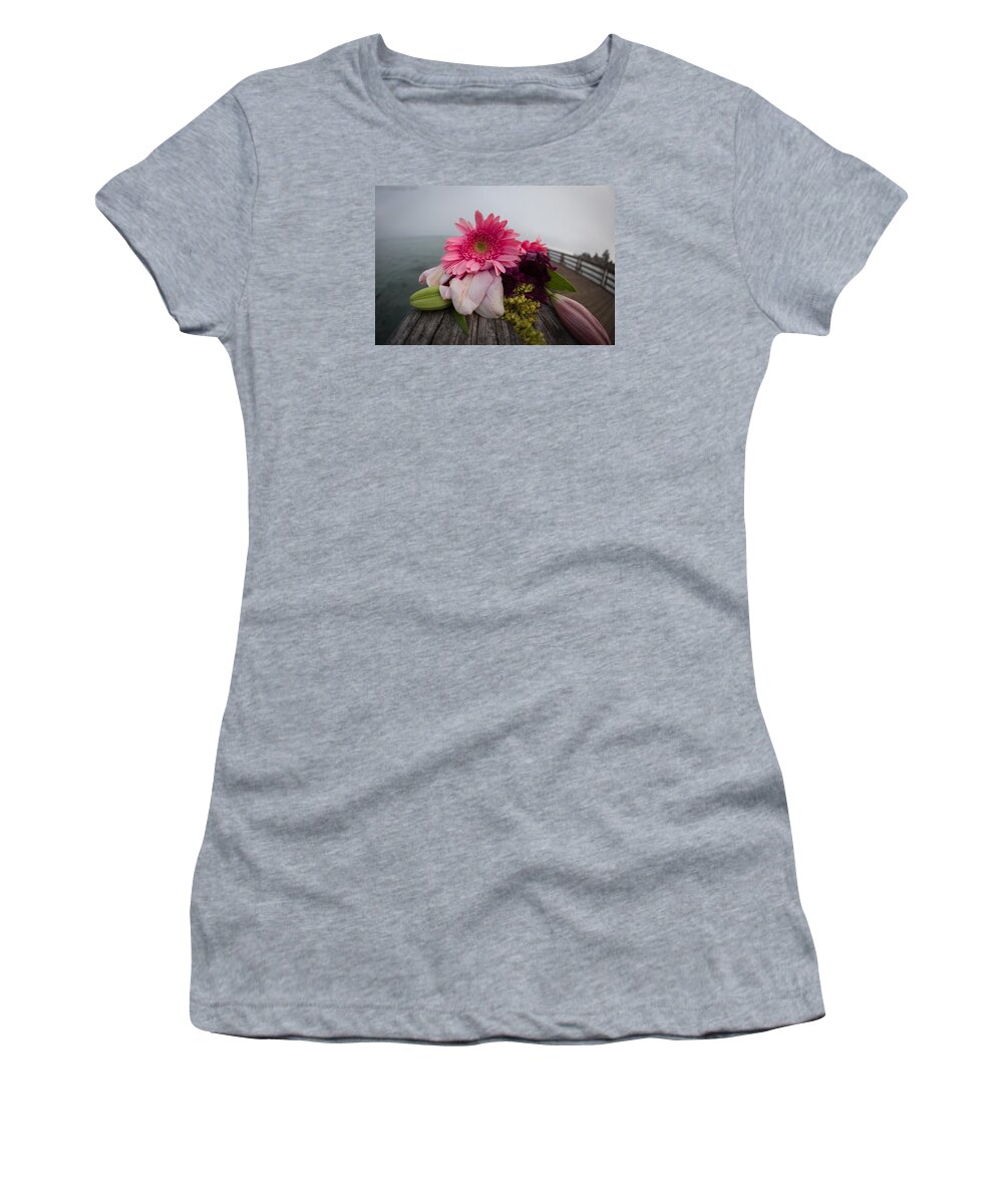 Flowers Women's T-Shirt featuring the photograph We All Die Sometime by Lora Lee Chapman