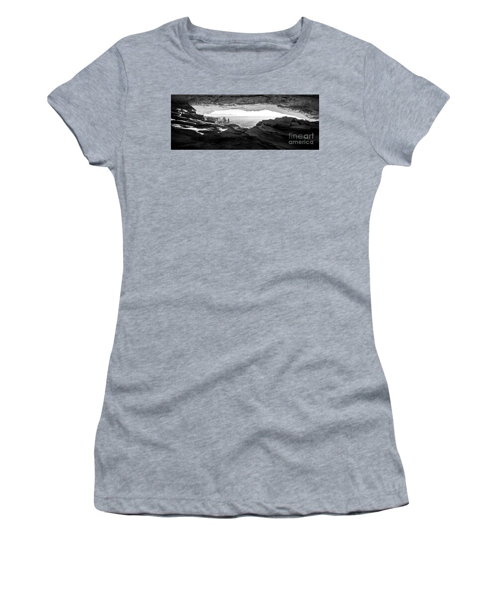 Mesa Arch Women's T-Shirt featuring the photograph Forever View by Kristal Kraft